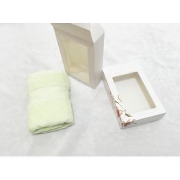 TWLP017 自訂卡紙開窗毛巾盒   訂做單條毛巾禮盒款式    設計面巾禮盒款式  毛巾盒生產商 TWLP017 自訂卡紙開窗毛巾盒   訂做單條毛巾禮盒款式    設計面巾禮盒款式  毛巾盒生產商